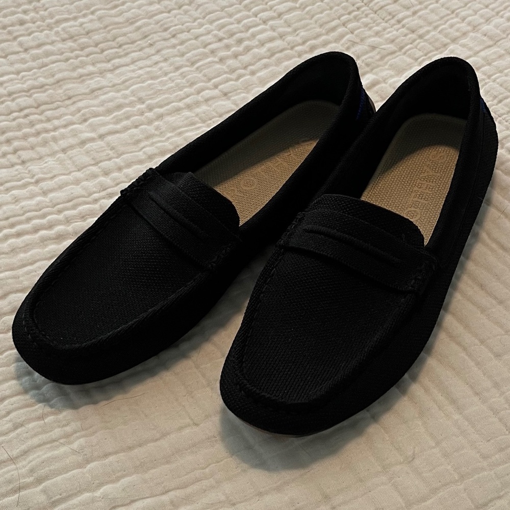 Rothy’s The Driver black loafers